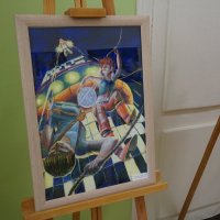 Выставка "Дети рисуют космос" в "Музее космонавтики"